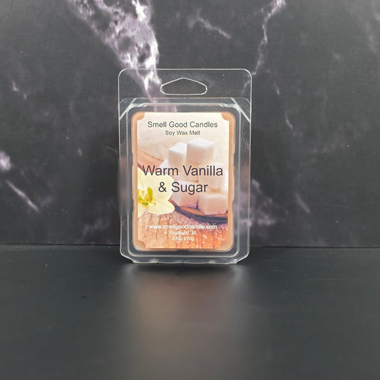 Sweet vanilla and sugar wax melt fragrance